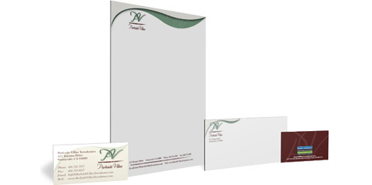 Parkside Villas print materials