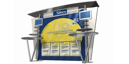 Silecs tradeshow booth