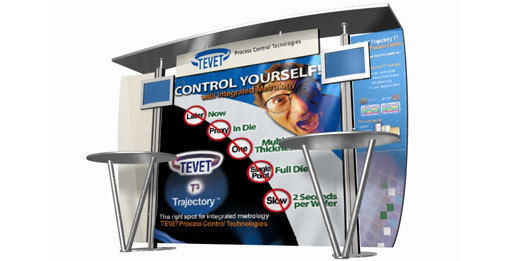 Tevet tradeshow booth