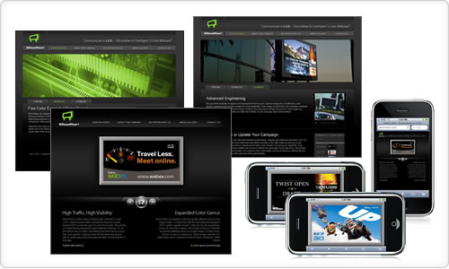 Silicon View website screenshots